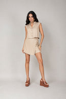 Conjunto short e saia